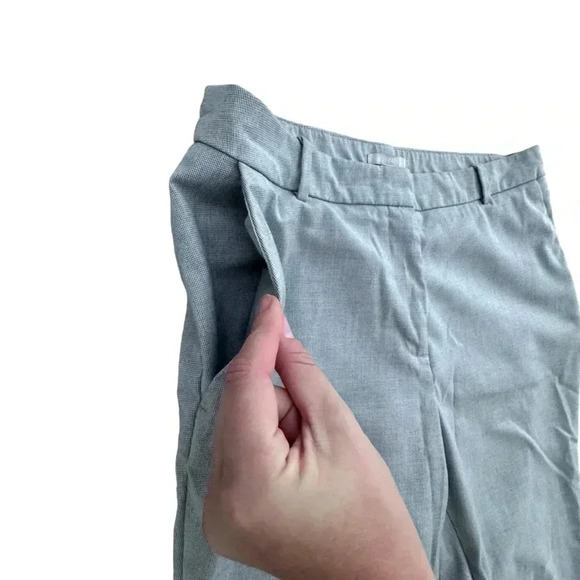 H&M Skinny Fit Crop Slacks - Regular Waist - Ankle Length - light gray - Picture 8 of 12